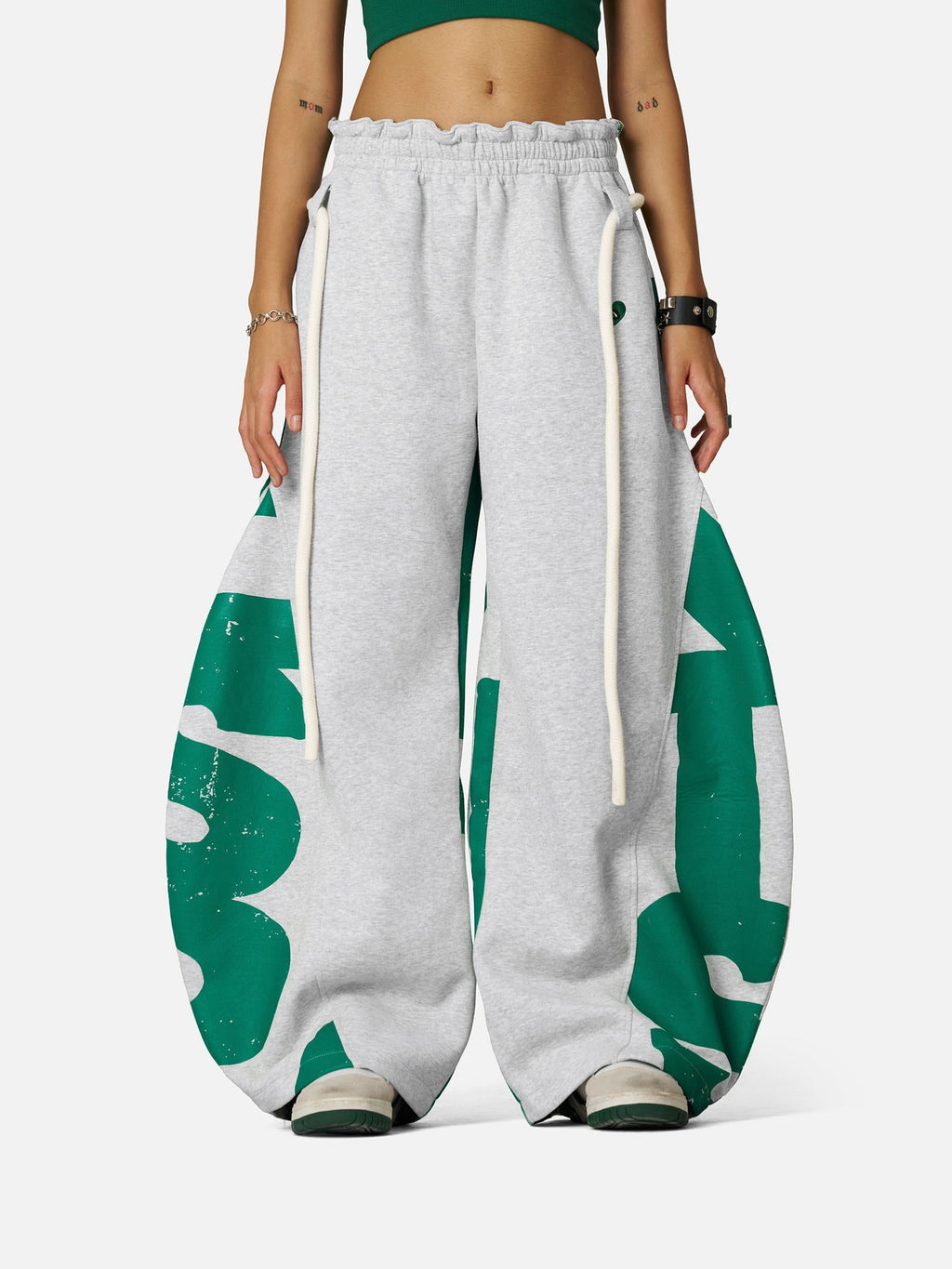 Labellarossa Graffiti Super Baggy Barrel Sweatpants