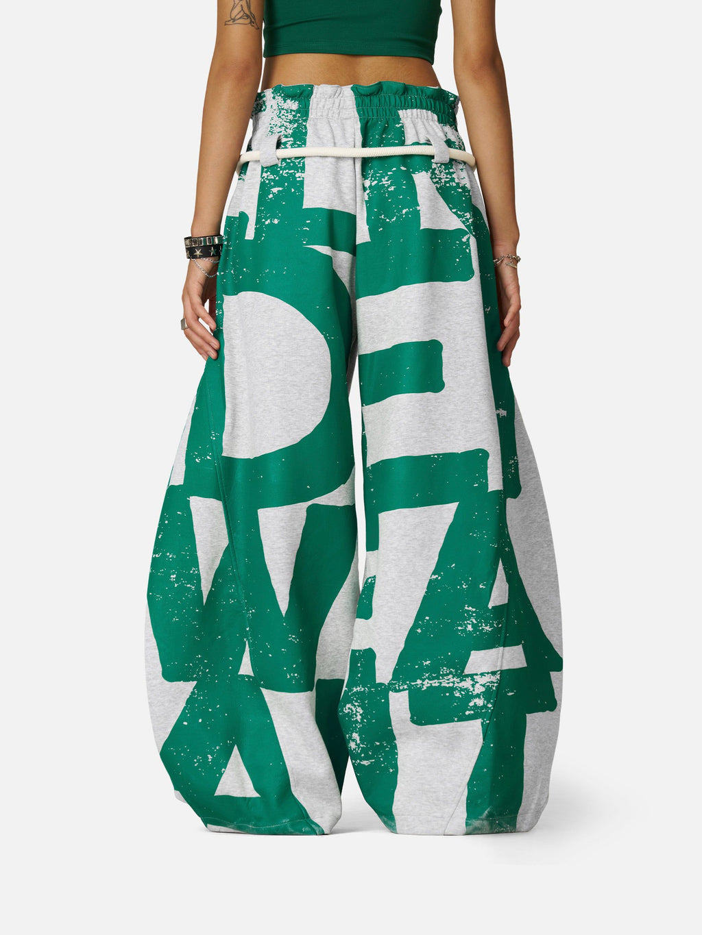 Labellarossa Graffiti Super Baggy Barrel Sweatpants