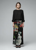 Dynasty Script Baggy Sweatpants - LABELLAROSSA