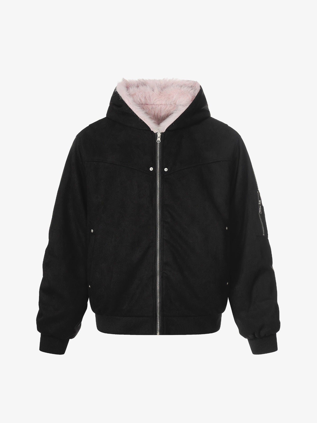 Street Fur Reversible Hooded Jacket