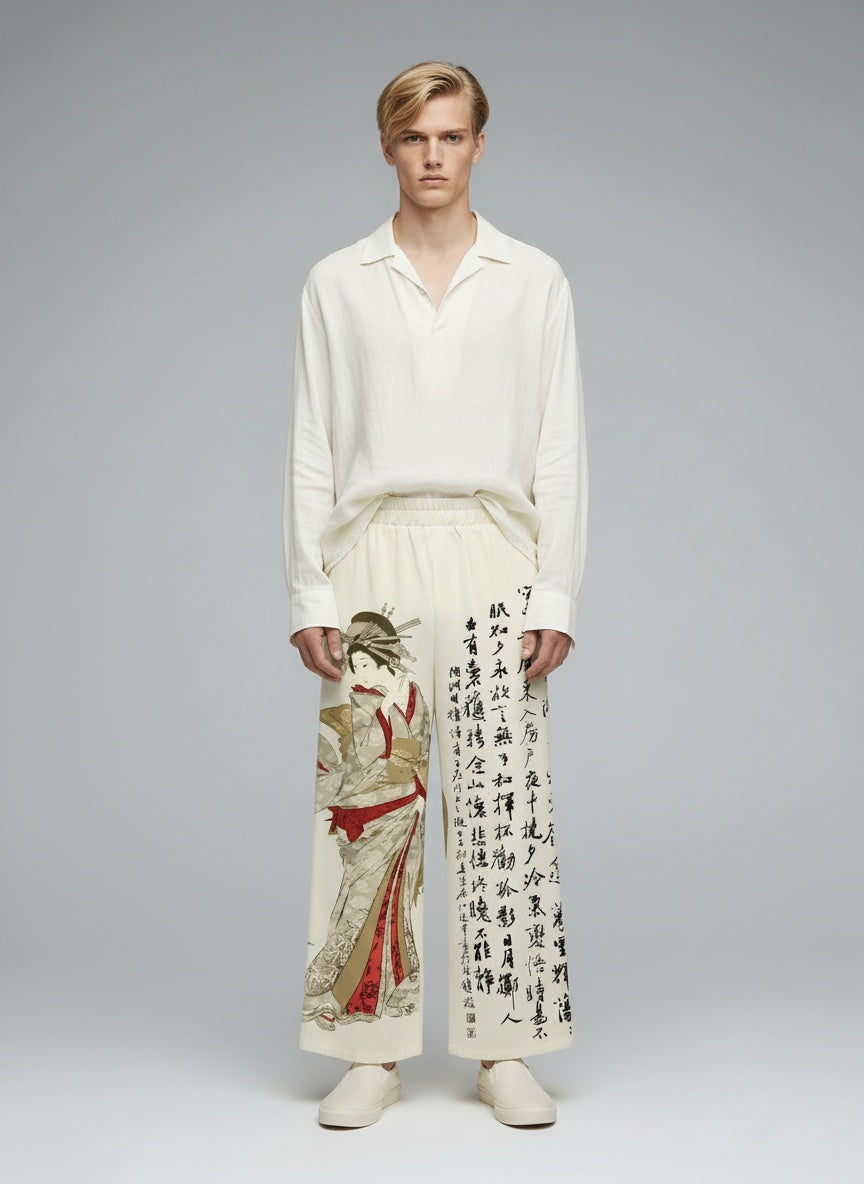 Eastern Zen Baggy Sweatpants - LABELLAROSSA