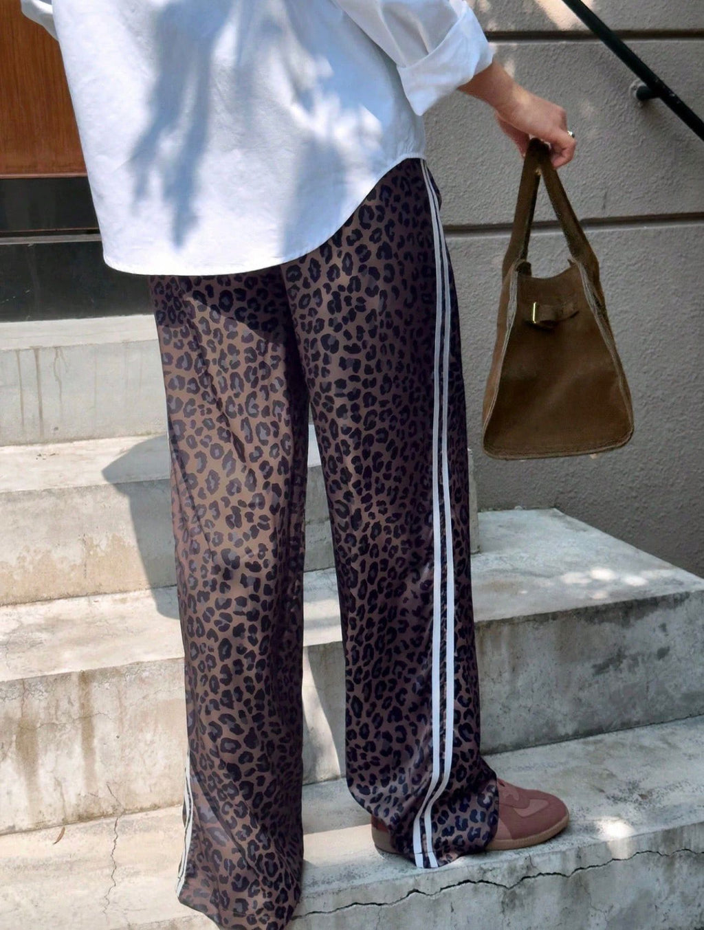 Wild-Stripe Y2K Baggy Pants