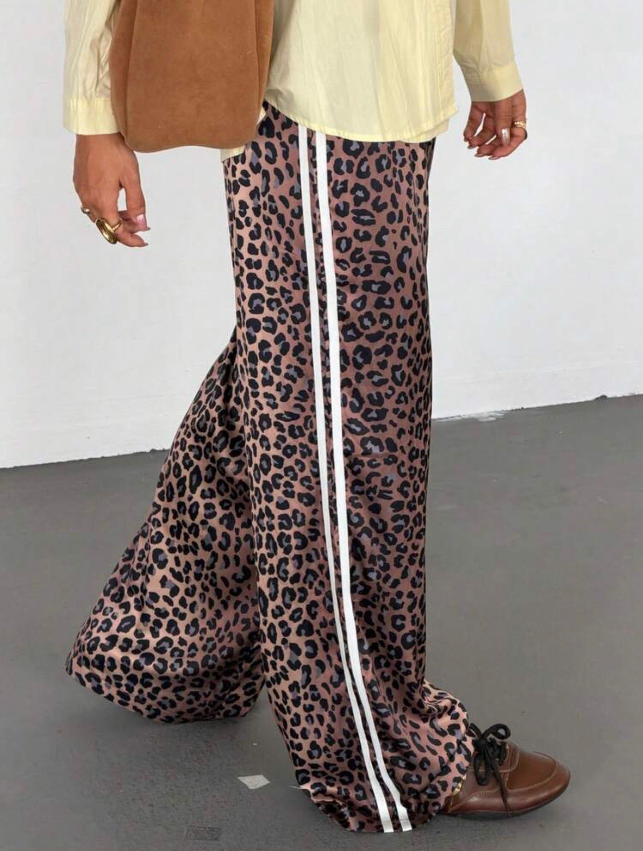 Wild-Stripe Y2K Baggy Pants