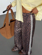 Wild-Stripe Y2K Baggy Pants
