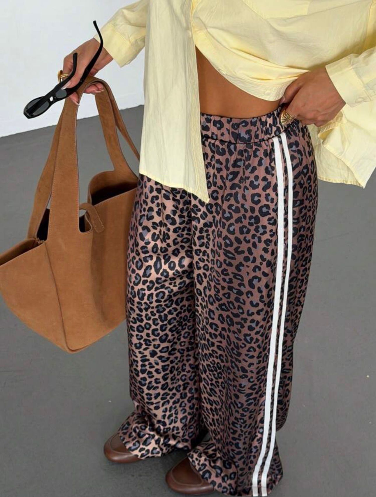 Wild-Stripe Y2K Baggy Pants