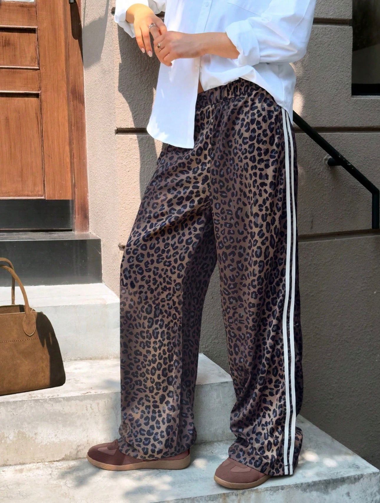Wild-Stripe Y2K Baggy Pants