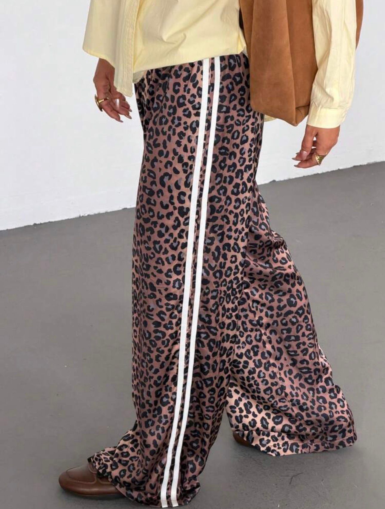 Wild-Stripe Y2K Baggy Pants