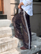 Wild-Stripe Y2K Baggy Pants