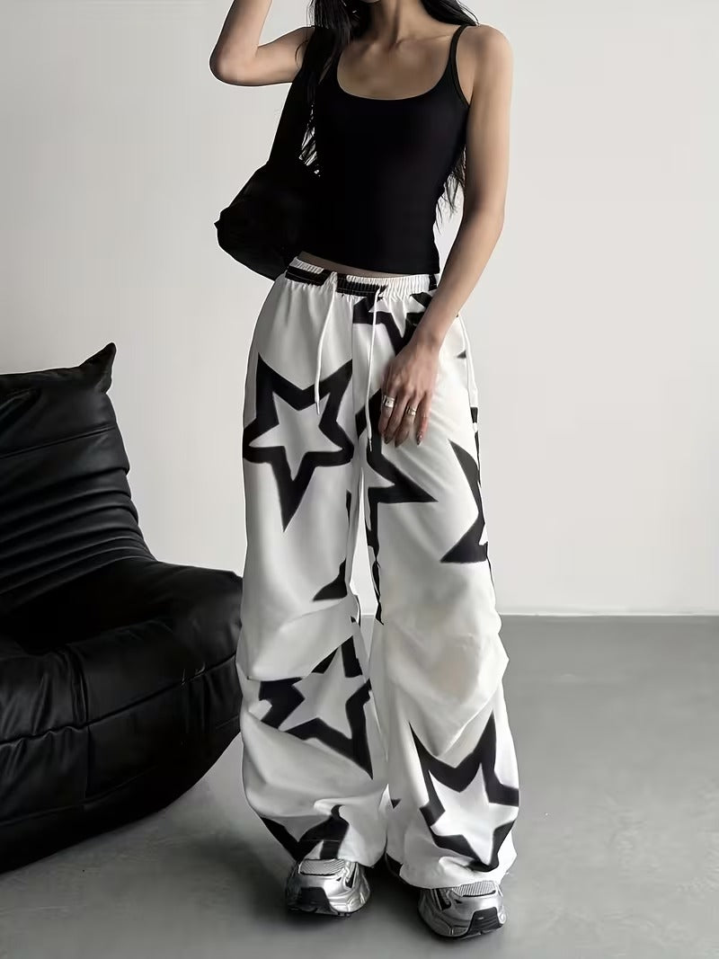 Nova White Baggy Sweatpants - LABELLAROSSA