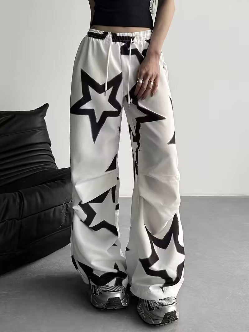 Nova White Baggy Sweatpants - LABELLAROSSA
