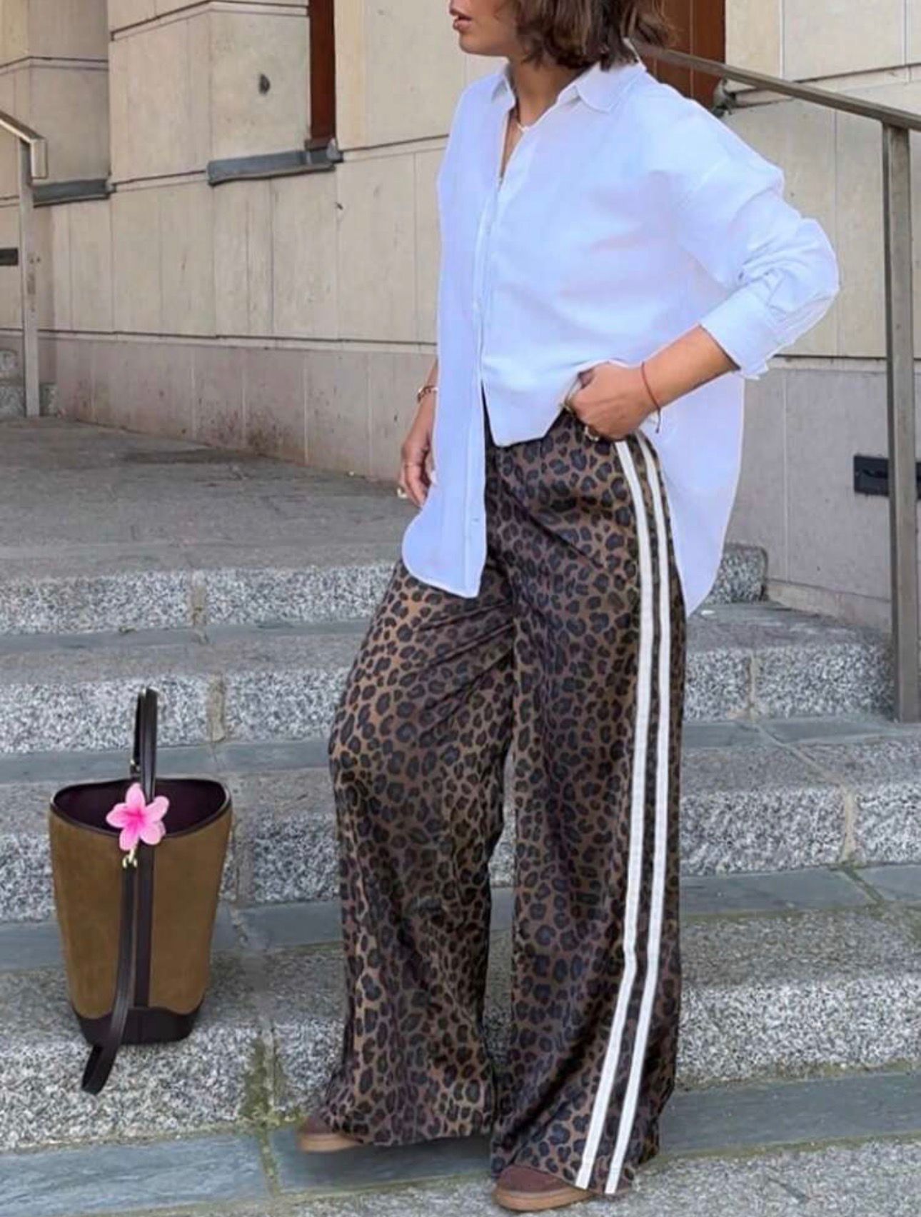 Wild-Stripe Y2K Baggy Pants