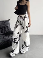 Nova White Baggy Sweatpants - LABELLAROSSA