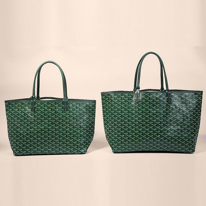 Élance Reversible Tote Bag Canvas with Leather Handles, Large