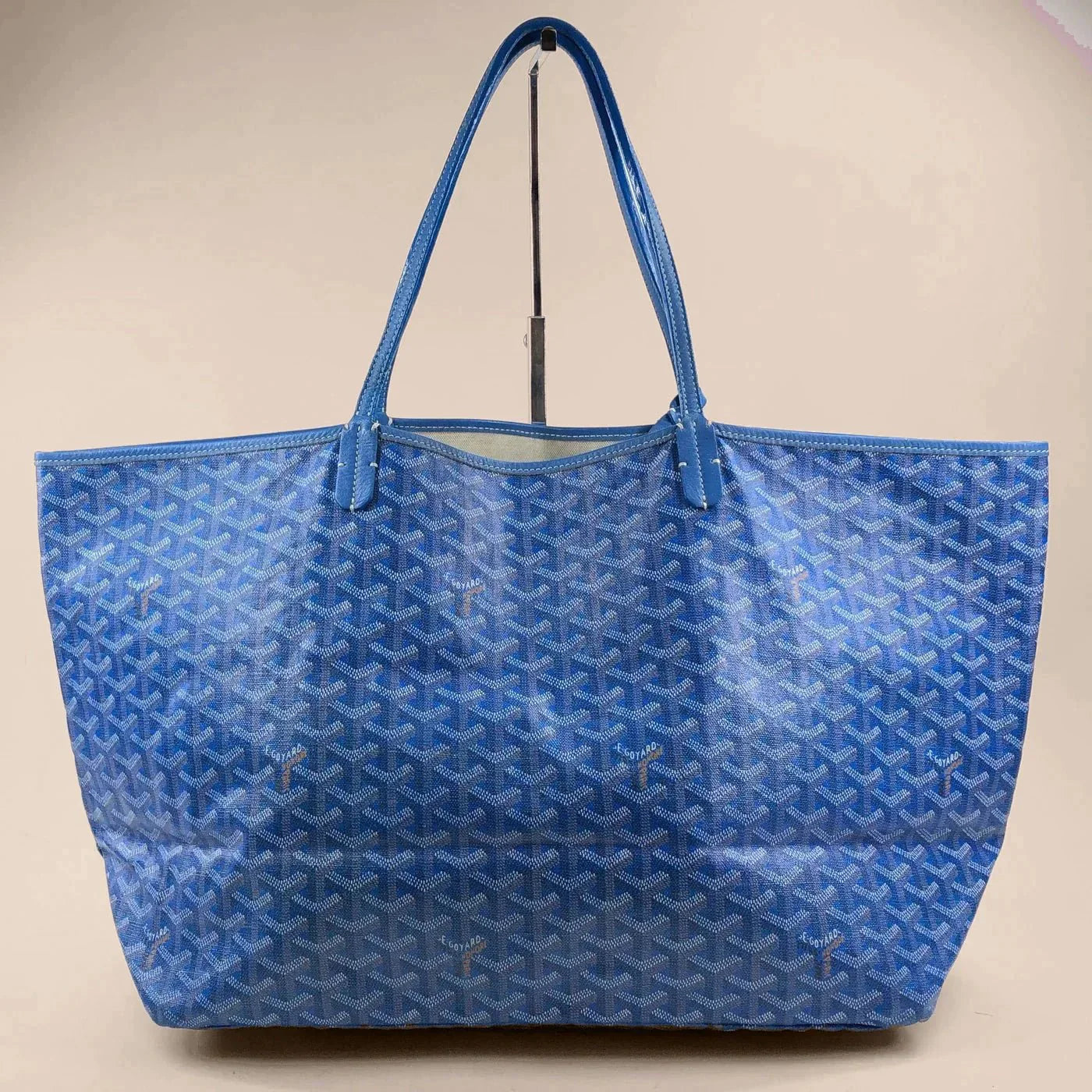 Élance Reversible Tote Bag Canvas with Leather Handles, Large