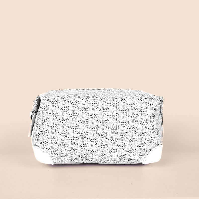 Vanity Zip Travel Toiletry Bag Compact Snap-Top Cosmetic Organizer Pouch