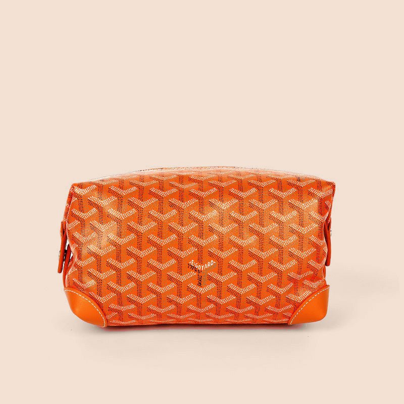 Vanity Zip Travel Toiletry Bag Compact Snap-Top Cosmetic Organizer Pouch