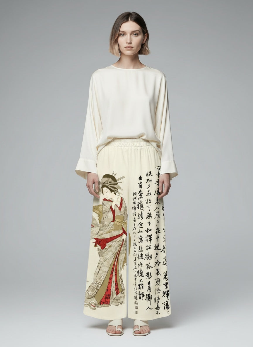 Eastern Zen Baggy Sweatpants - LABELLAROSSA