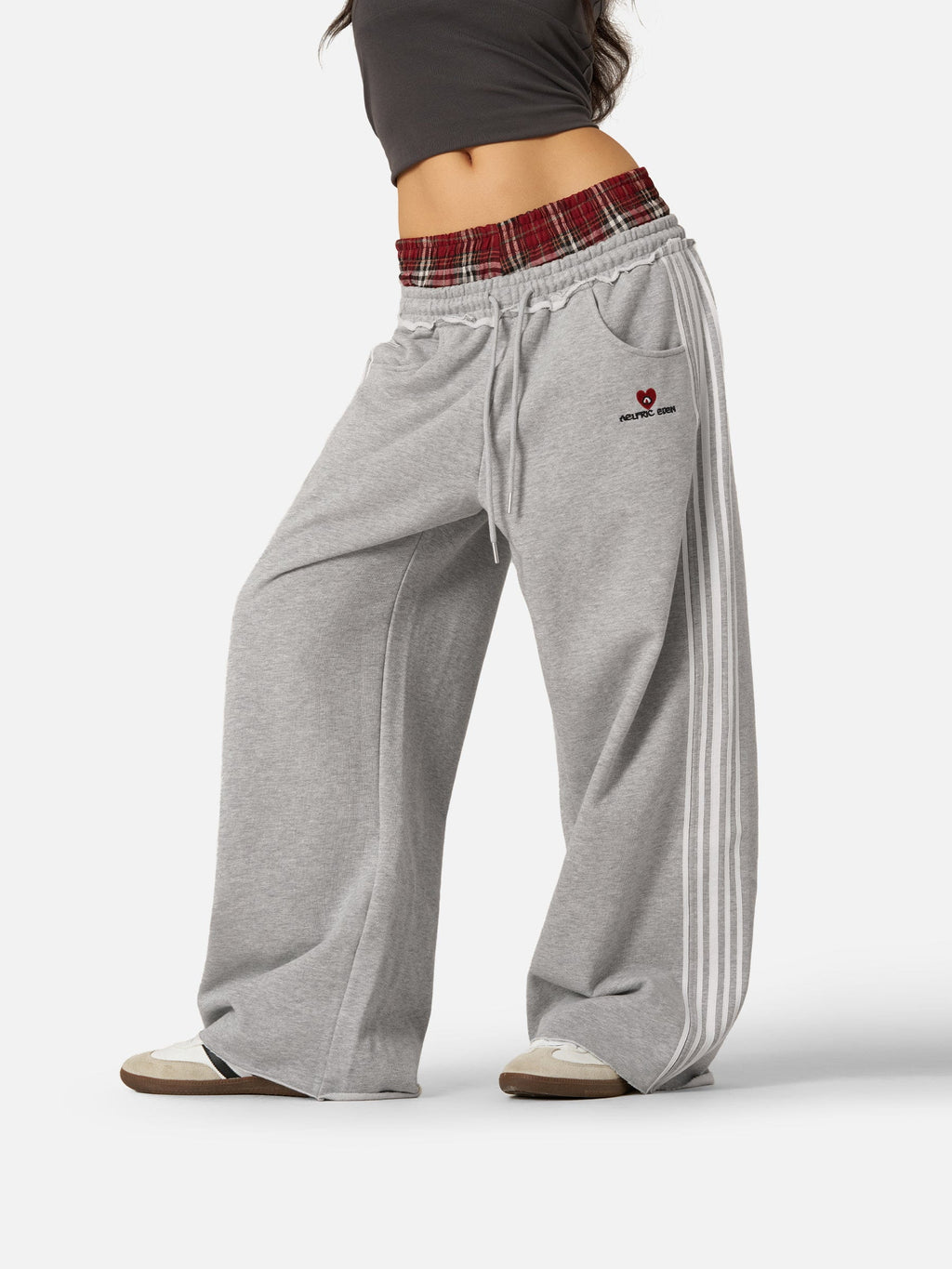 Labellarossa Double Waist Baggy Sweatpants