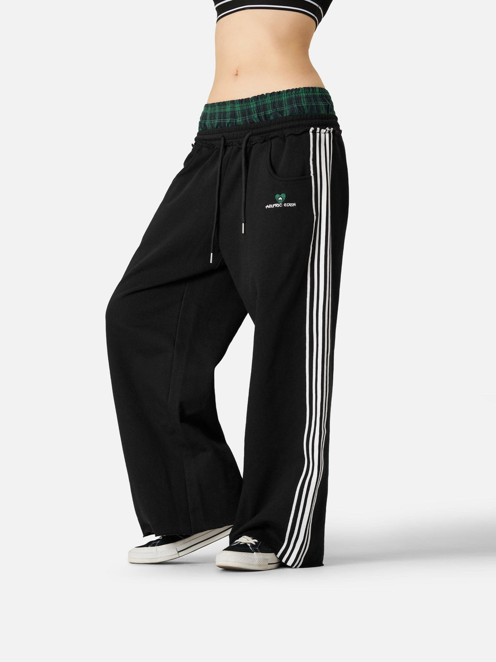 Labellarossa Double Waist Baggy Sweatpants