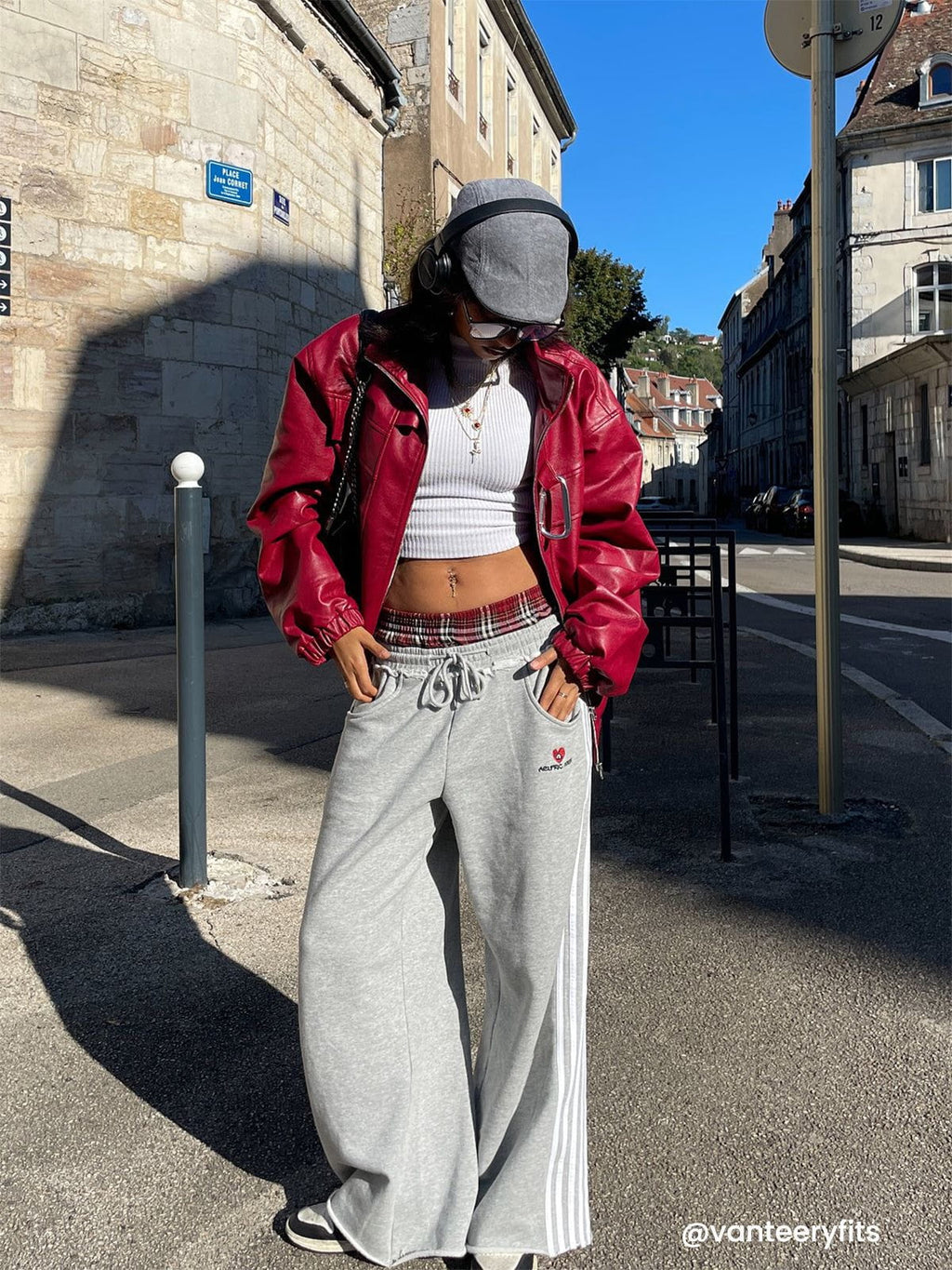 Labellarossa Double Waist Baggy Sweatpants