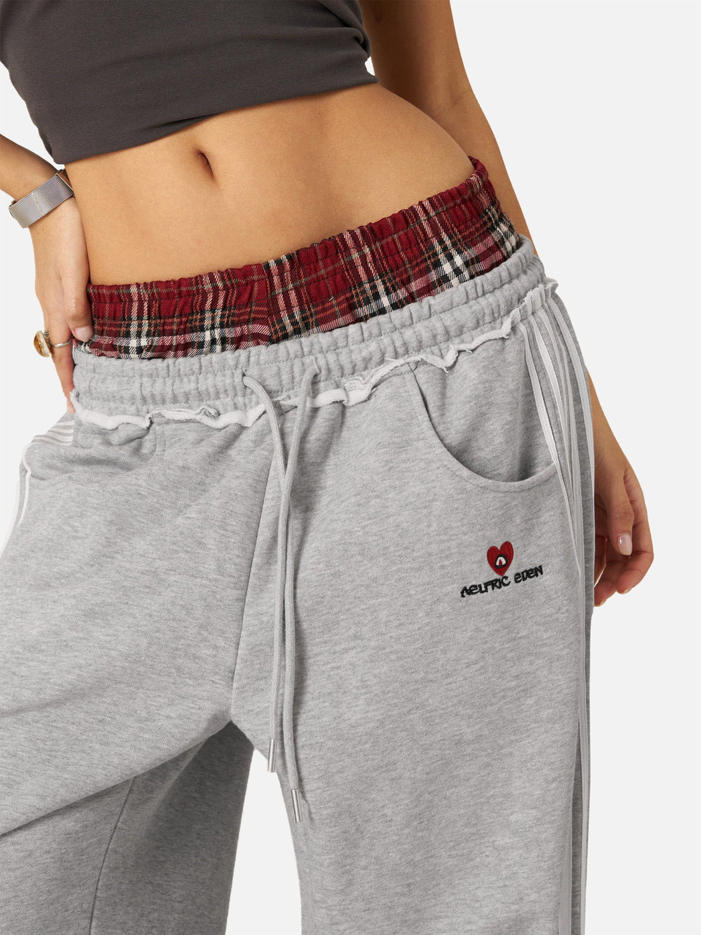 Labellarossa Double Waist Baggy Sweatpants