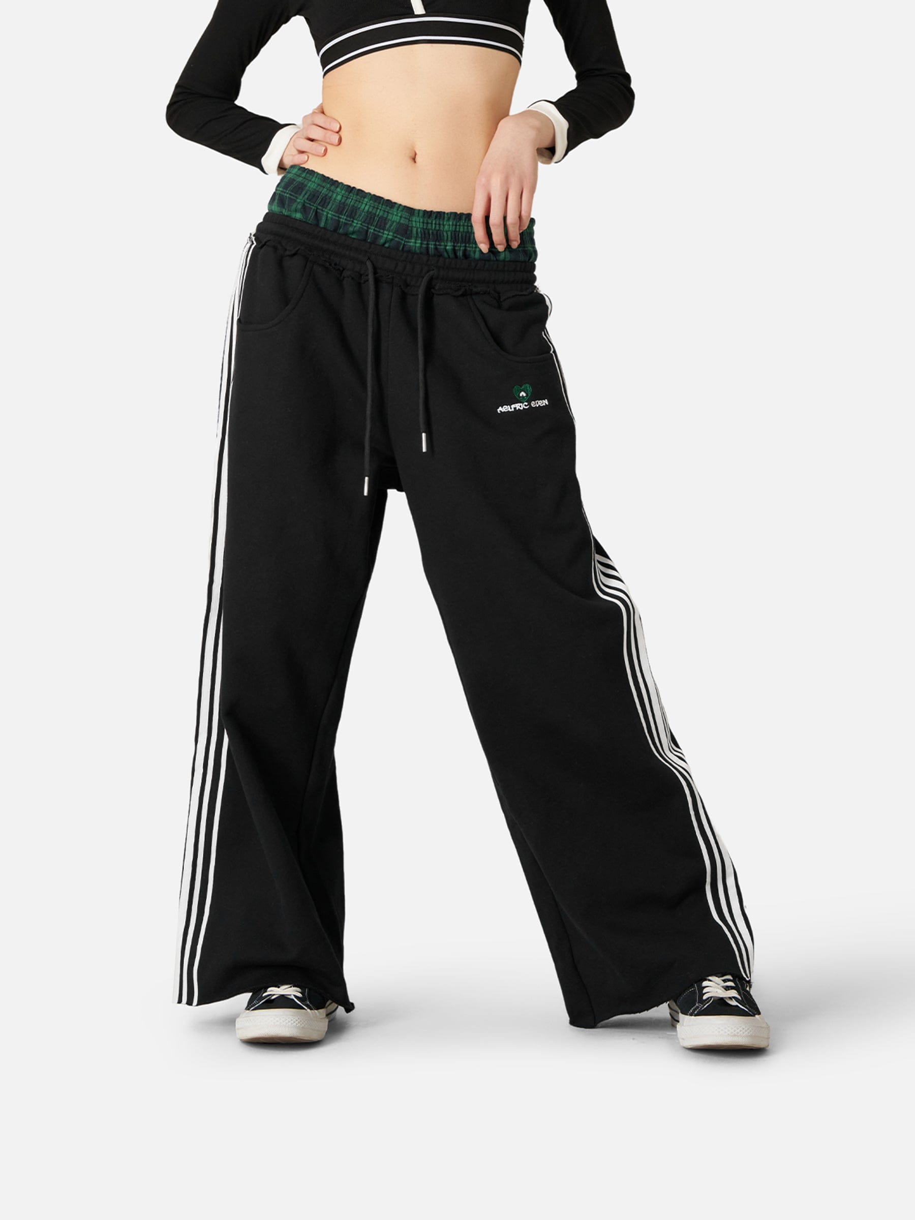 Labellarossa Double Waist Baggy Sweatpants
