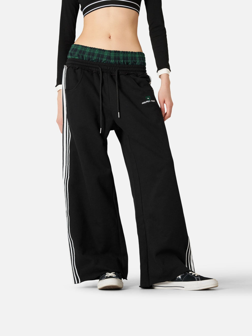 Labellarossa Double Waist Baggy Sweatpants