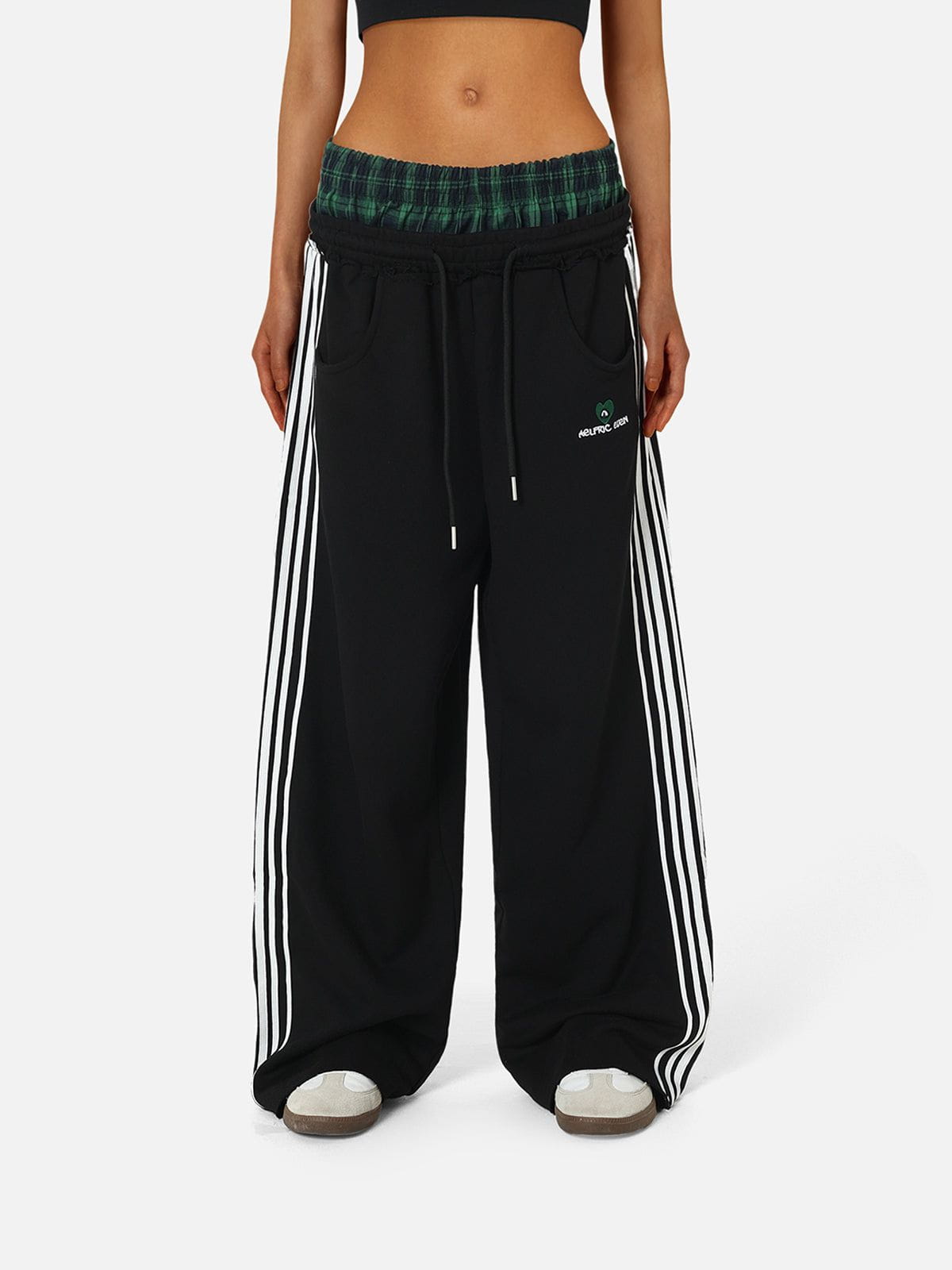 Labellarossa Double Waist Baggy Sweatpants