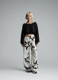 Nova White Baggy Sweatpants - LABELLAROSSA