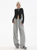 Cyber-Era Baggy Sweatpants - LABELLAROSSA